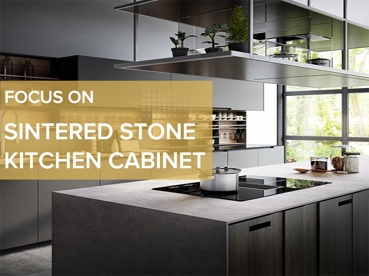 Taula Furniture Home Space 3mm White Sintered Stone Kitchen Cabinet