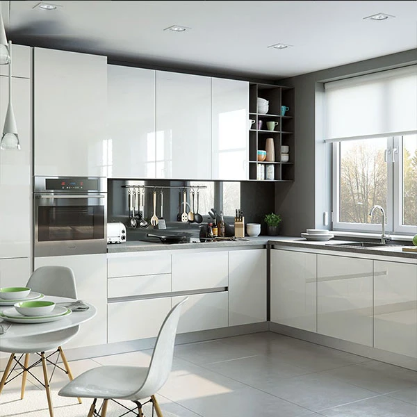 Taula Furniture Home Space 3mm White Sintered Stone Kitchen Cabinet