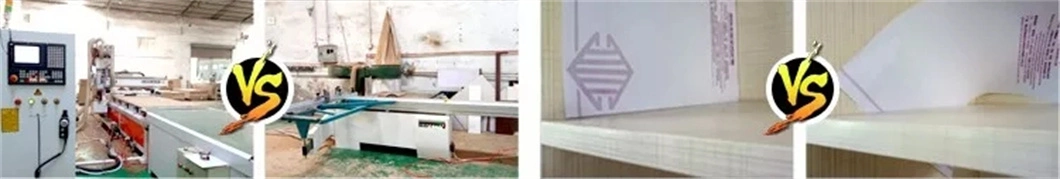 Modern Home Bedroom Wood Furniture MDF Sliding Door Clothes Storage Walk in Wardrobe