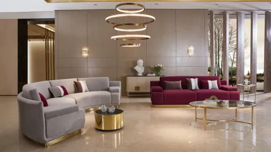 Modern Home Living Room Furniture Velvet Sofa